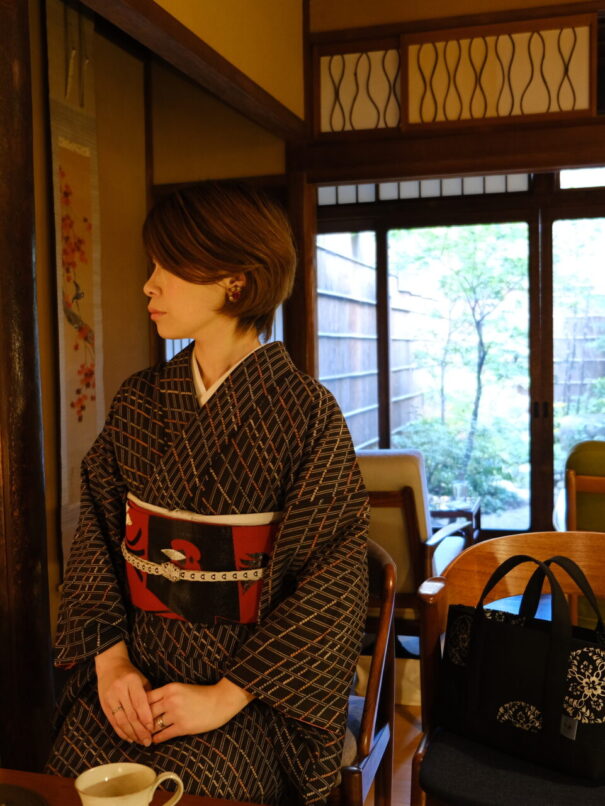 京都人のお出掛け普段着着物
