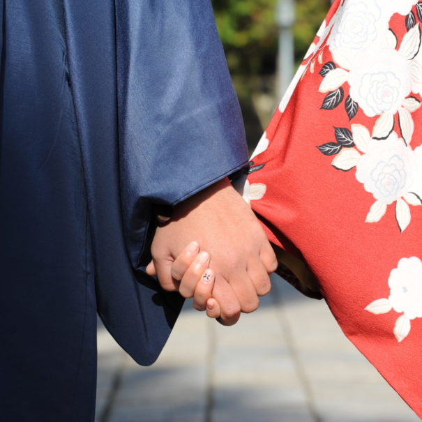 カップルで夫婦で着物で京都