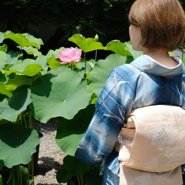紗の夏着物レンタルで京都観光