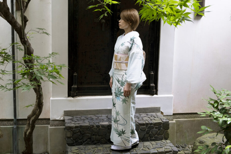 Summer homongi is cool and beautiful kimono